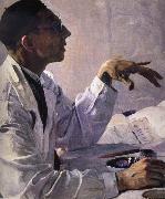 Nesterov Nikolai Stepanovich The Surgeon Doc. Spain oil painting artist